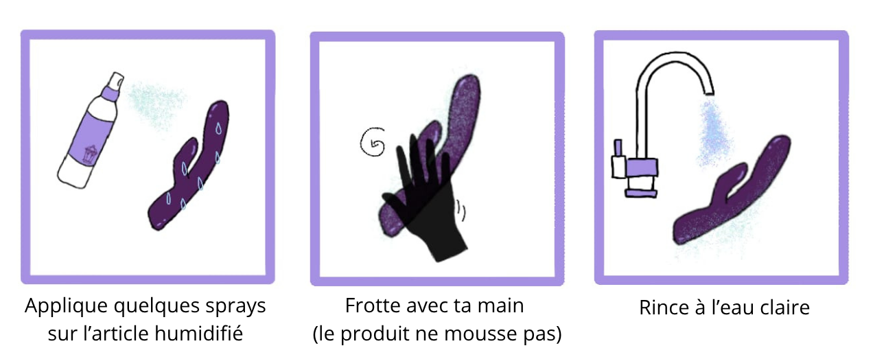 comment nettoyer ton jouet ?