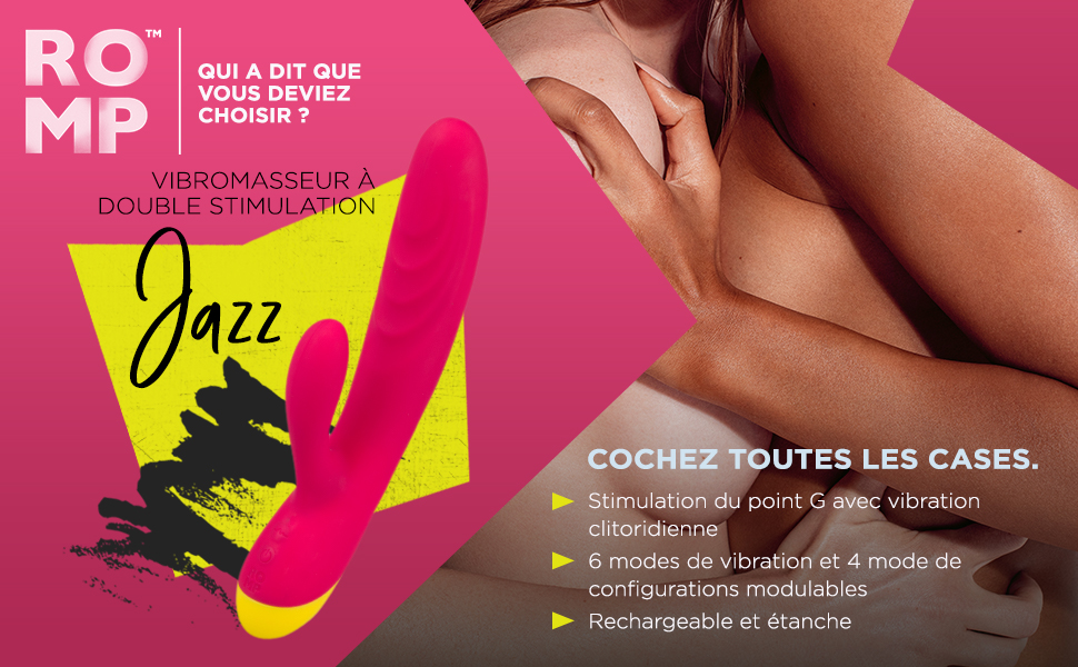 Vibromasseur rabbit ROMP Jazz - Miniature 4