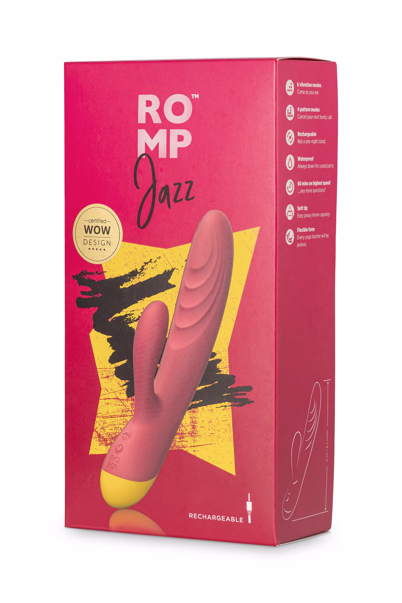 Vibromasseur rabbit ROMP Jazz - Miniature 5