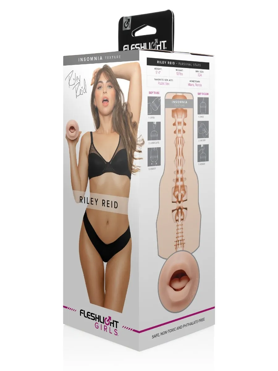 Masturbateur Bouche Riley Reid - Miniature 2