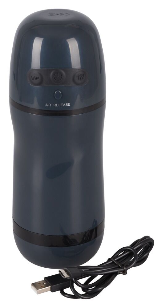 Masturbator with 2 Functions noir - Miniature 4