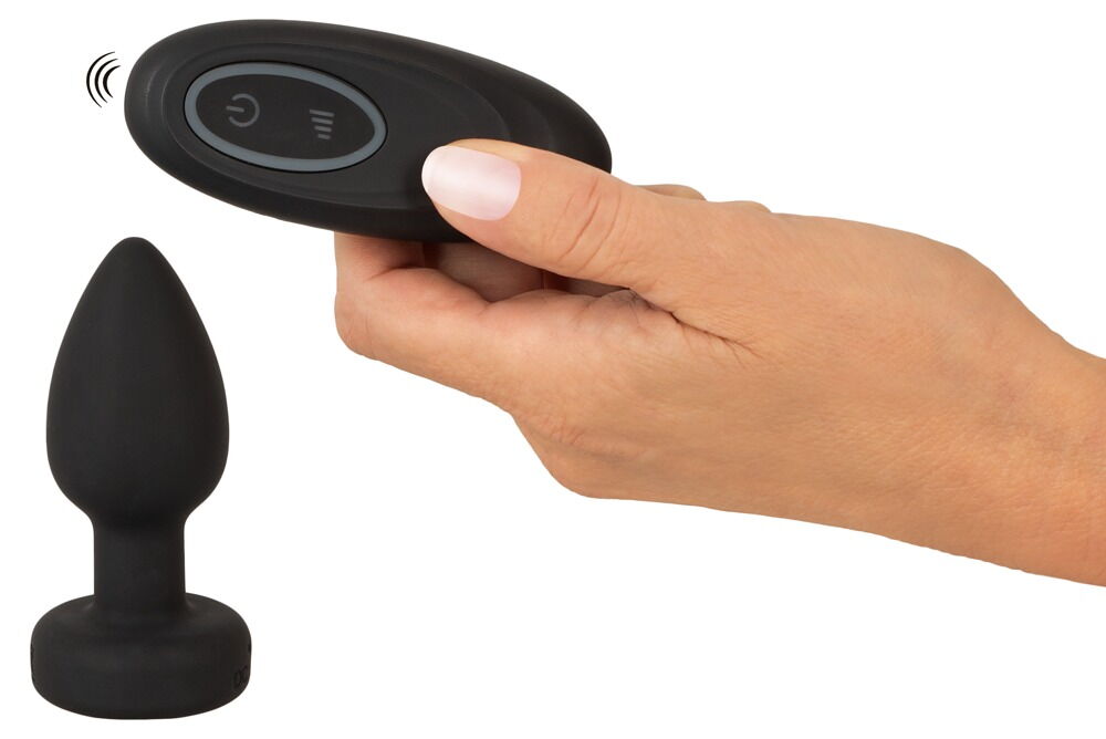 RC Flashing Butt Plug with Vibration - Miniature 3