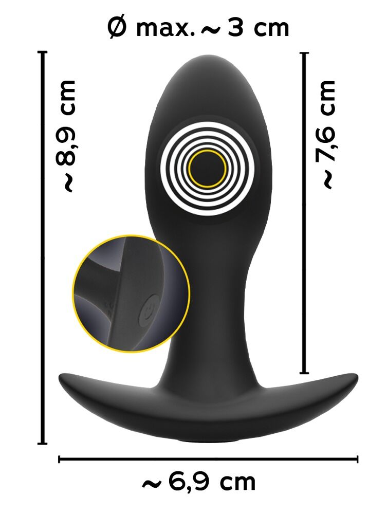 Butt Plug with Vibration - Miniature 5