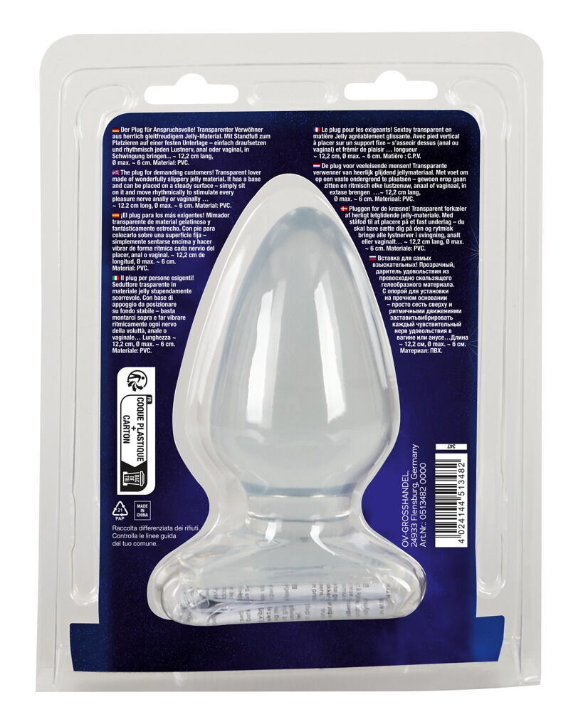 Crystal Clear Big Plug - Miniature 5