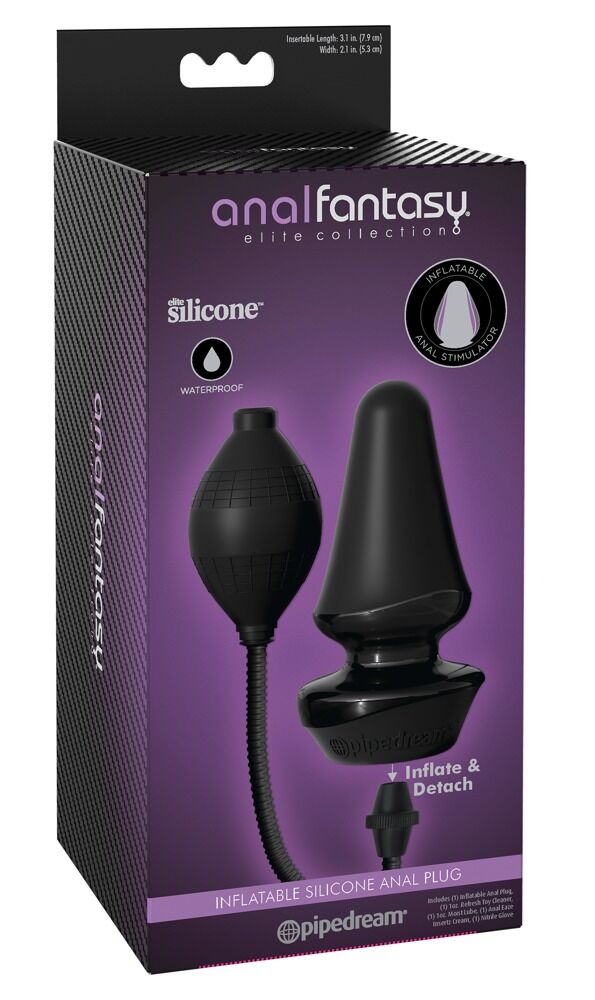 Inflatable Silicone Anal Plug - Image 1