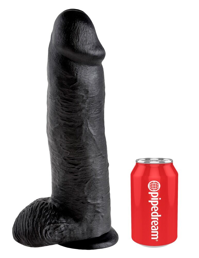 12" Cock with Balls Noir - Miniature 2