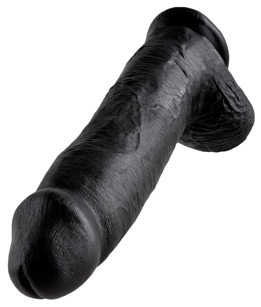 12" Cock with Balls Noir - Miniature 4