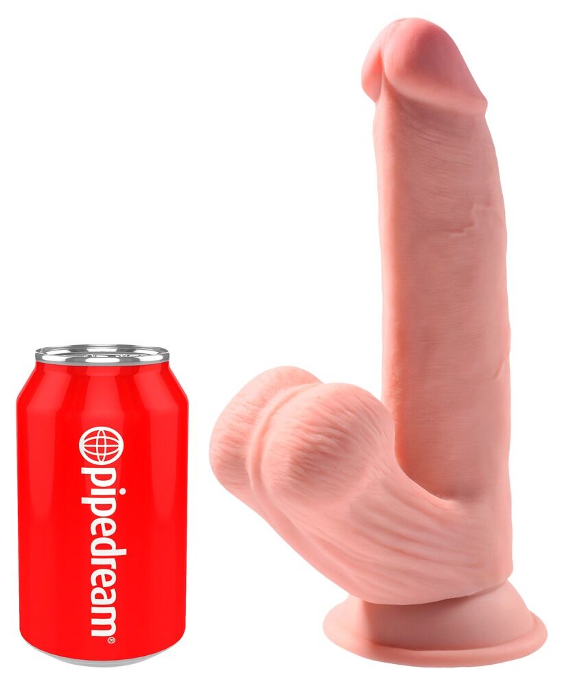 Triple Density Cock with Swinging Balls 26cm - Miniature 2