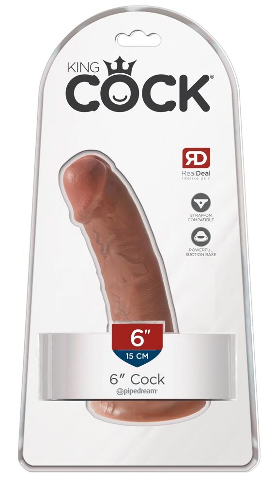 6" Cock Peau Foncée - Image 1
