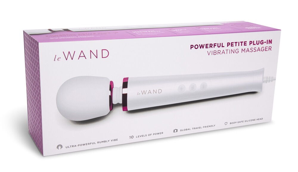 Powerful Petite Plug-In Vibrating Massager Blanc - Image 1
