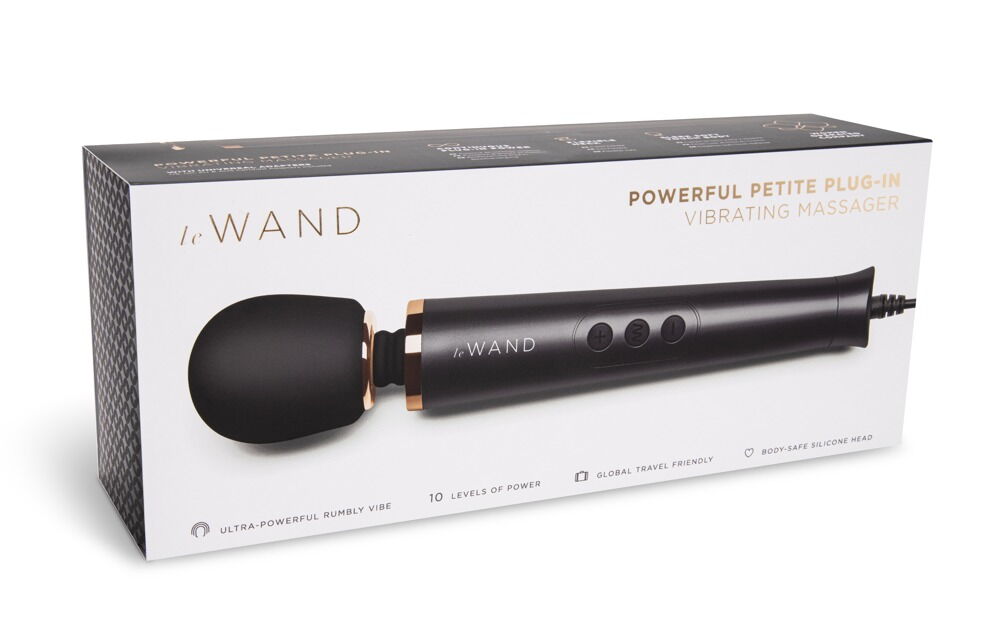 Powerful Petite Plug-In Vibrating Massager Noir - Image 1