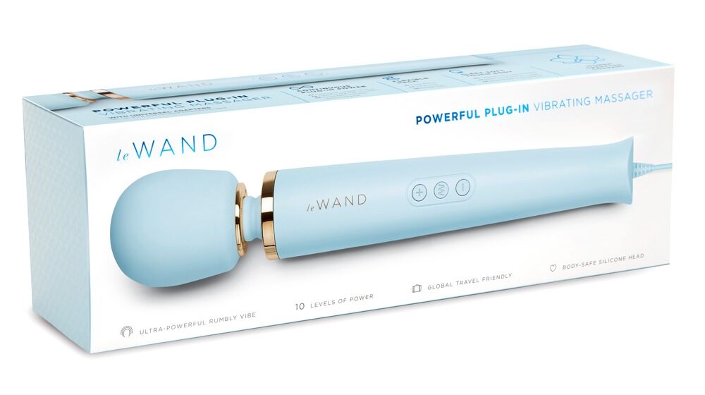 Powerful Plug-In Vibrating Massager Bleu - Image 1