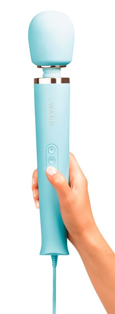 Powerful Plug-In Vibrating Massager Bleu - Miniature 2