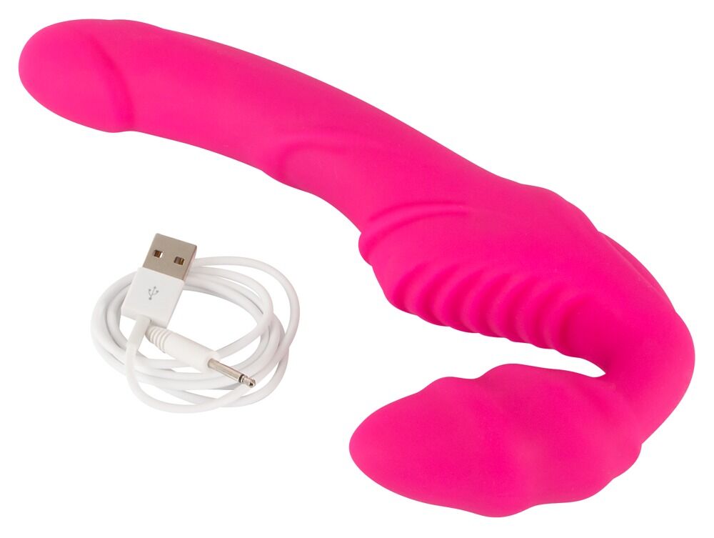 Vibrating Strapless Strap-on - Miniature 3