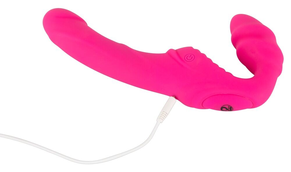 Vibrating Strapless Strap-on - Miniature 4