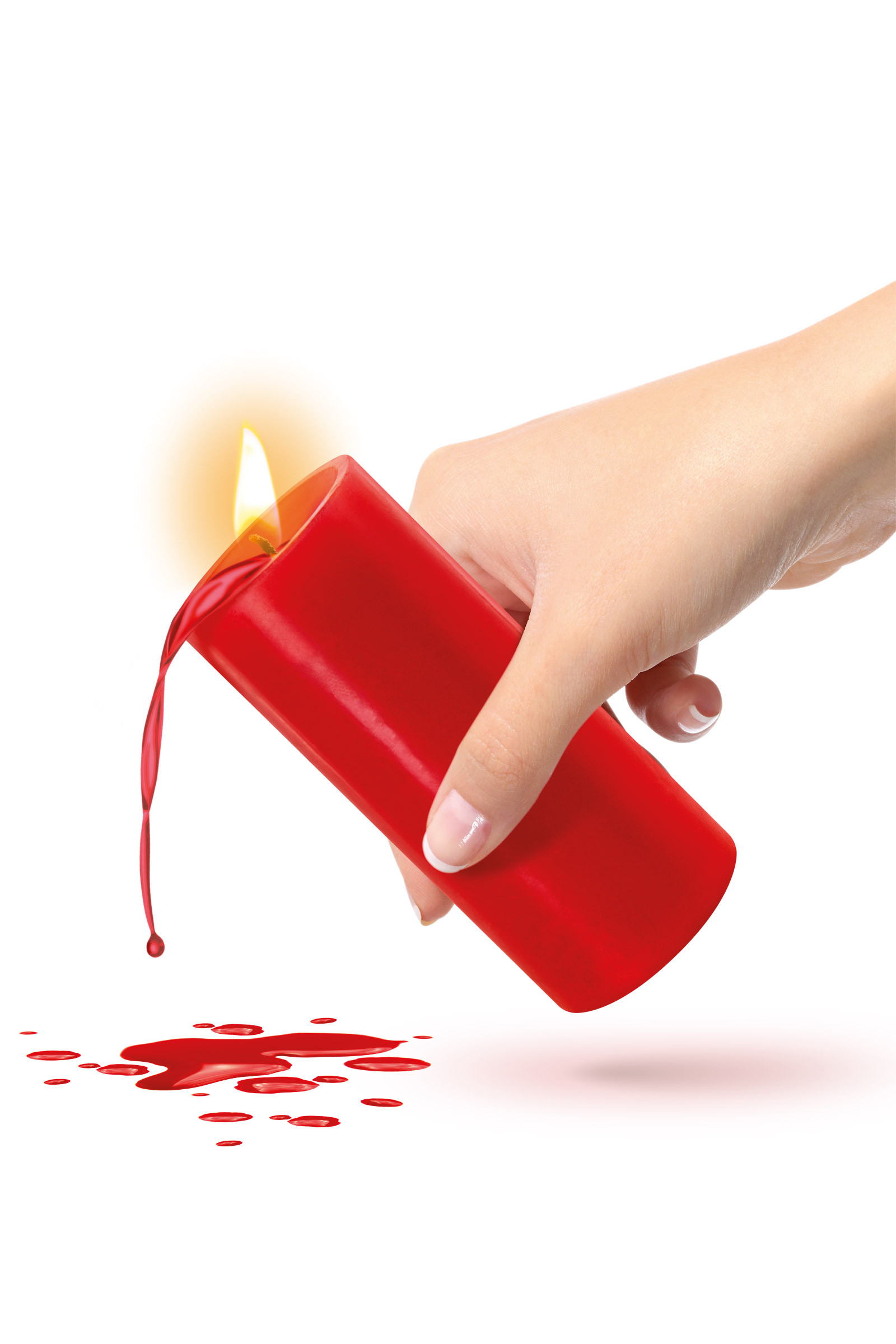 Bougie sm rouge basse température - Miniature 3