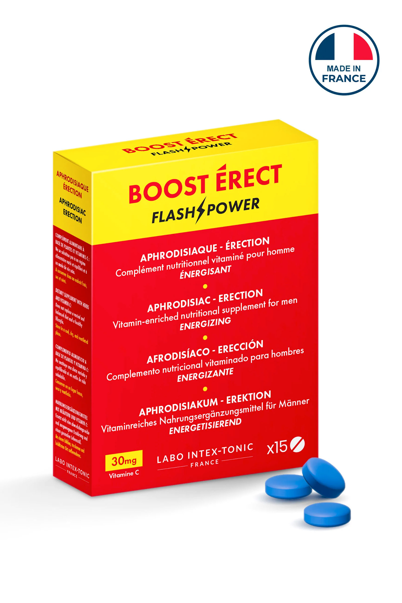 Stimulant homme boost erect 15 comprimés - Image 1