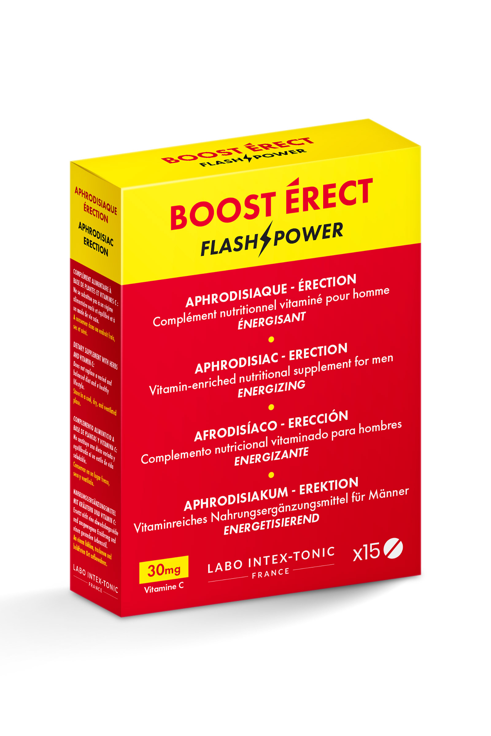 Stimulant homme boost erect 15 comprimés - Miniature 2