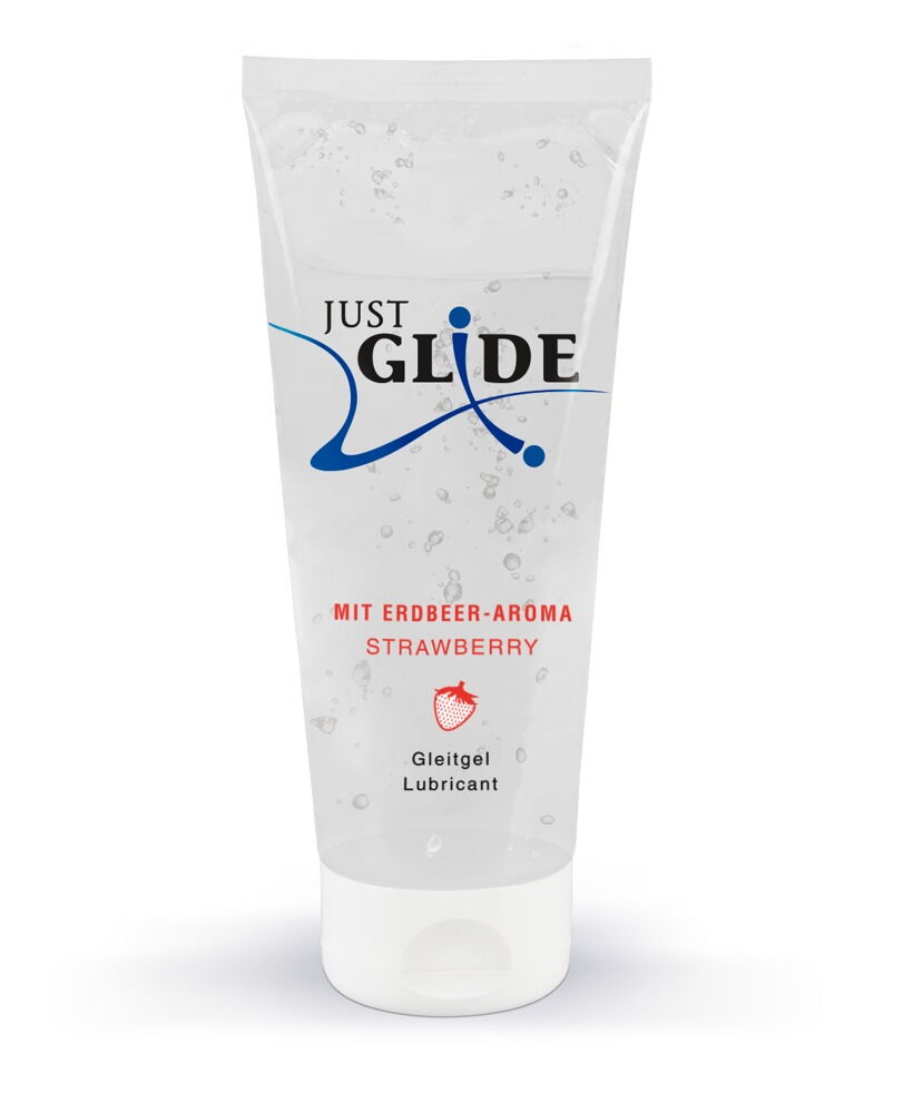 Lubrifiant à base d'Eau goût Fraise 200ml - Image 1