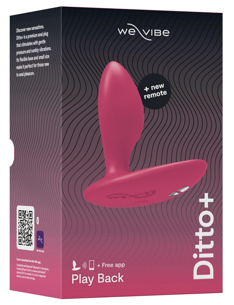 Plug anal connecté We-Vibe Ditto+