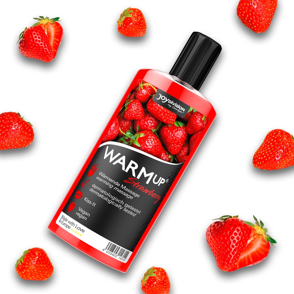 Huile de massage chauffante WARMup Strawberry 150ml - Miniature 2