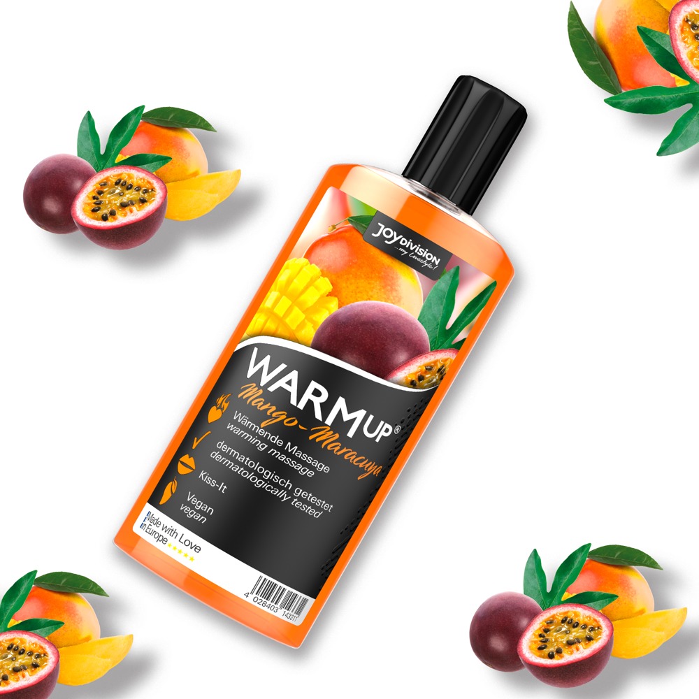 Huile de massage chauffante WARMup Mango- Maracuja 150ml - Miniature 2