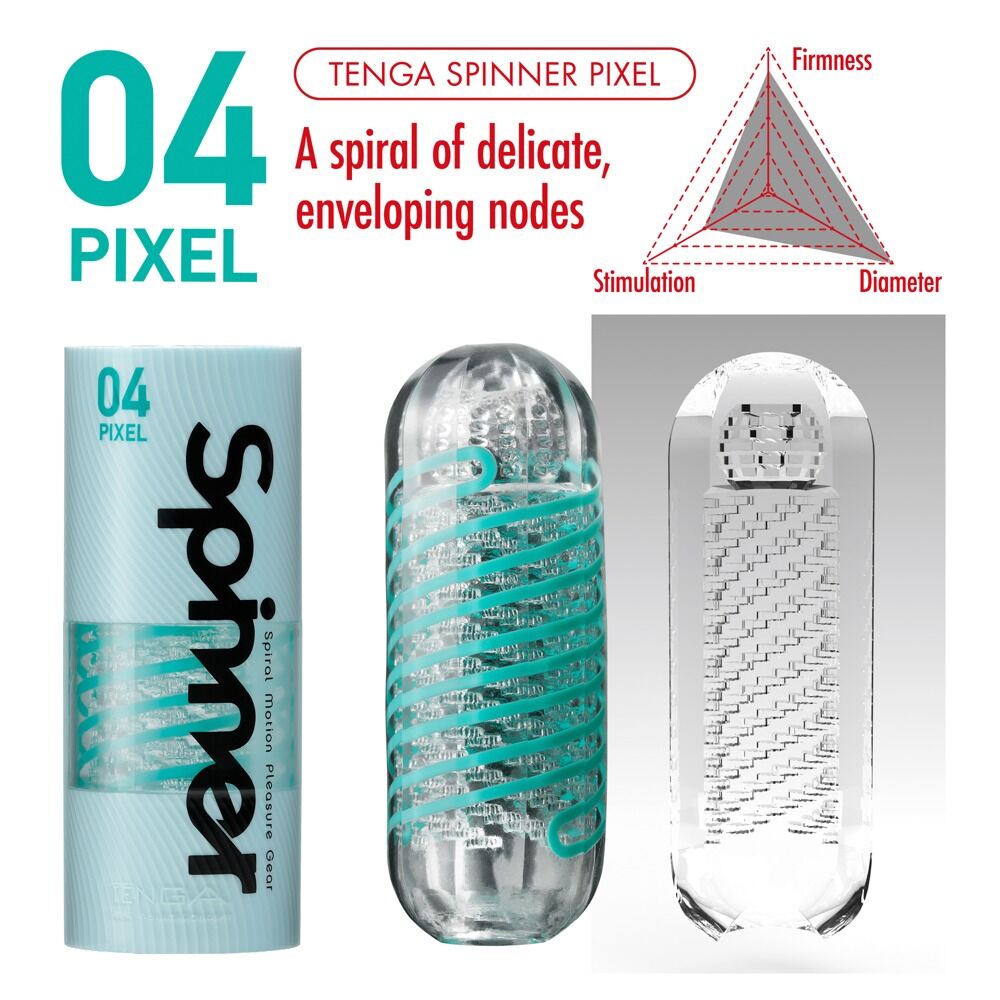 Masturbateur Tenga Spinner Pixel Shell - Miniature 4