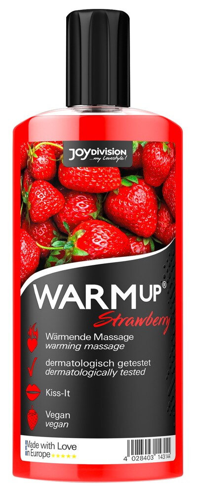 Huile de massage chauffante WARMup Strawberry 150ml - Miniature 2