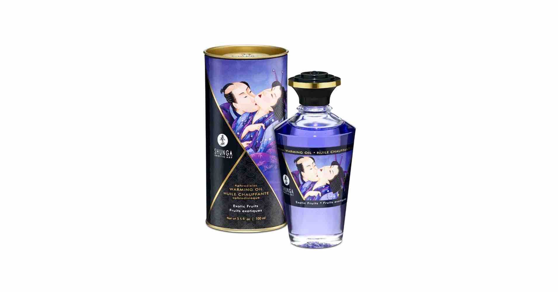 Huile de Massage Chauffante Aphrodisiaque Exotic fruits