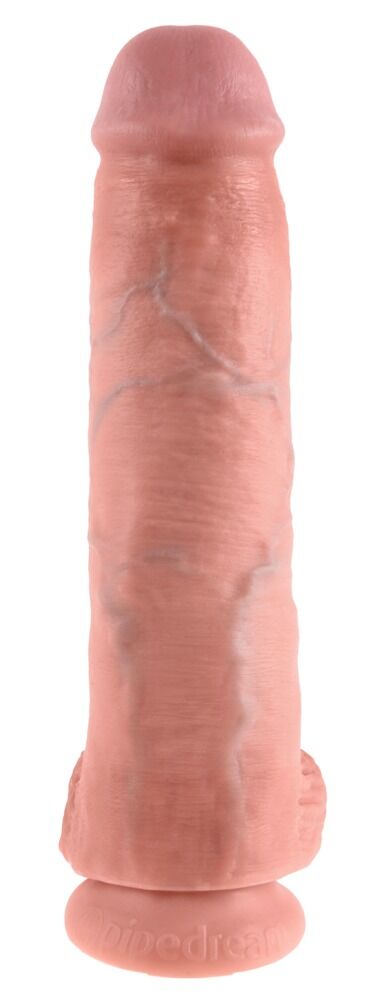 Gode ventouse avec testicules 28cm King Cock - Miniature 3