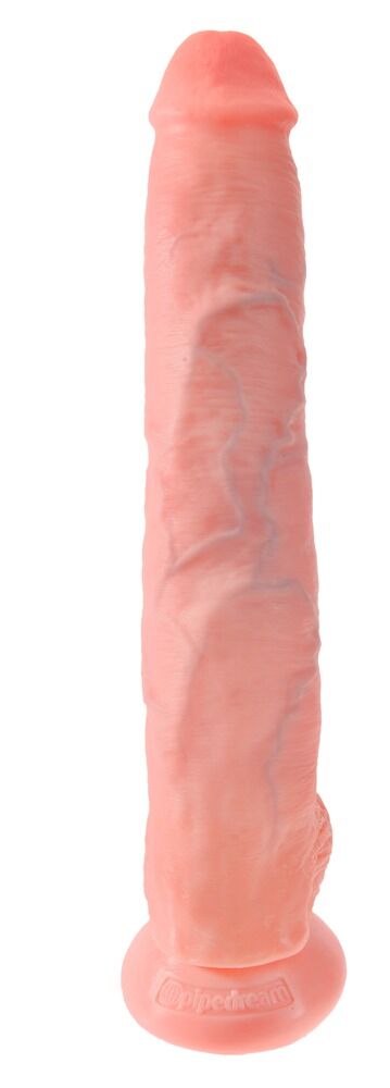 Gode ventouse avec testicules 35,6cm King Cock - Miniature 3