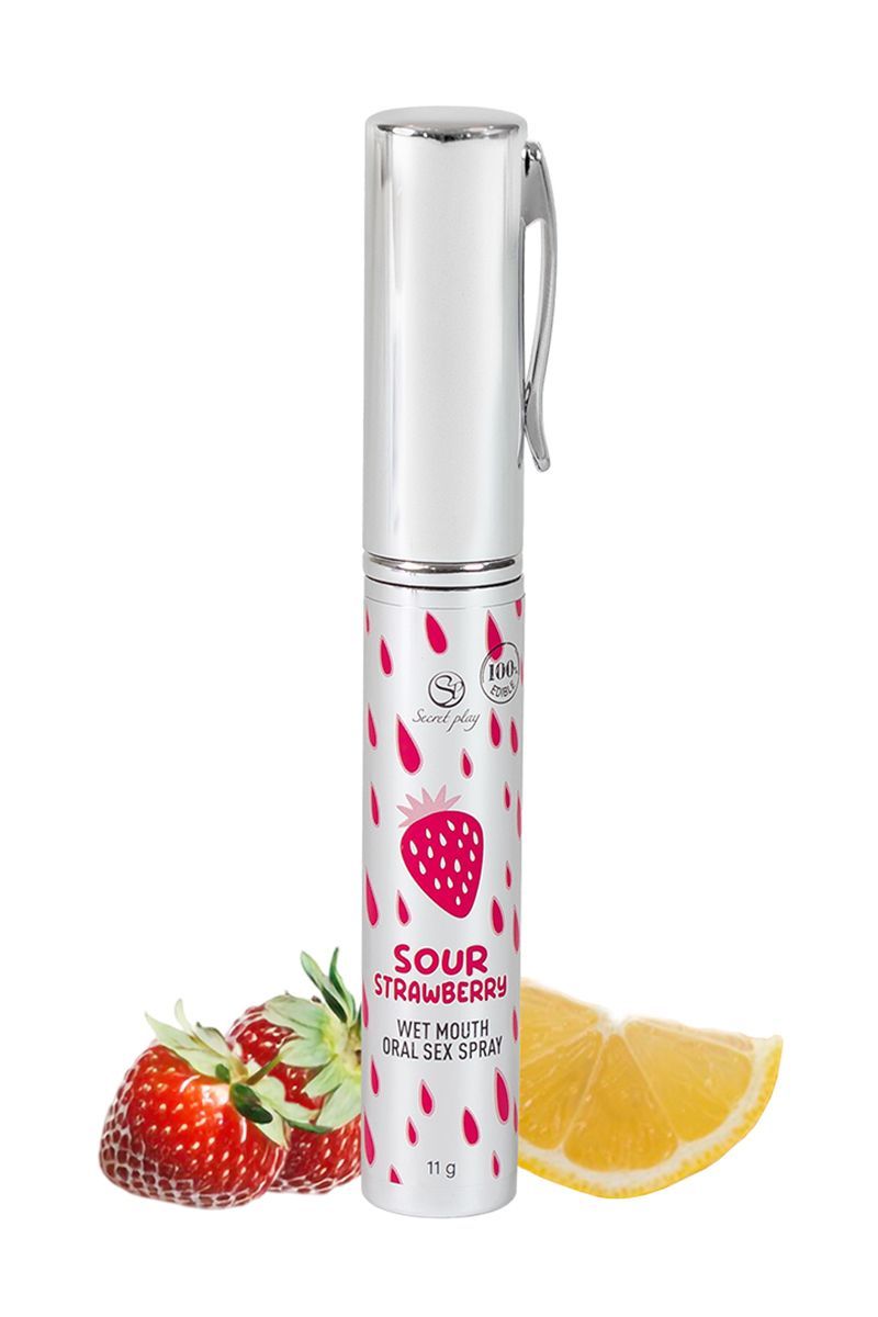 Spary Buccal Secret play - spray sexe oral à la fraise acidulée - Miniature 3