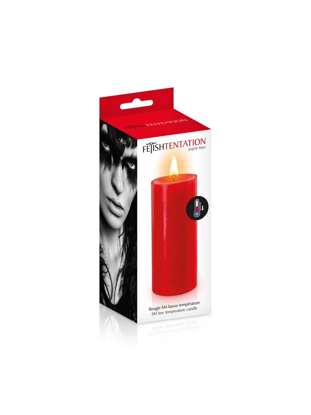 Bougie sm rouge basse température - Miniature 3