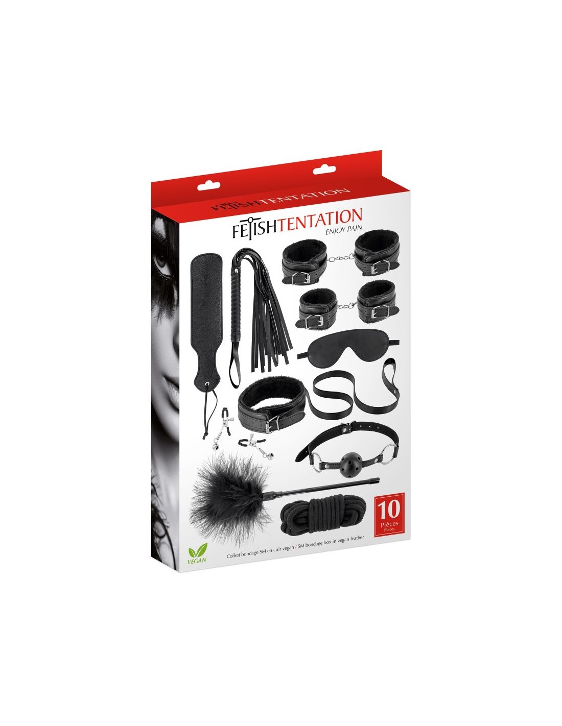 Coffret Bondage SM 10 pièces - Miniature 2