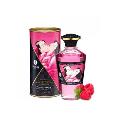 Huile de Massage Chauffante Aphrodisiaque Raspberry