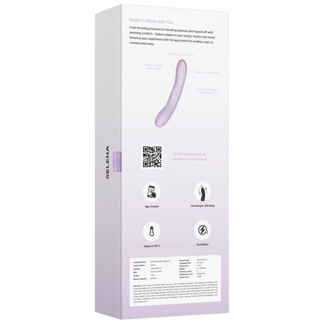 Vibromasseur Connecté Selena - Miniature 5