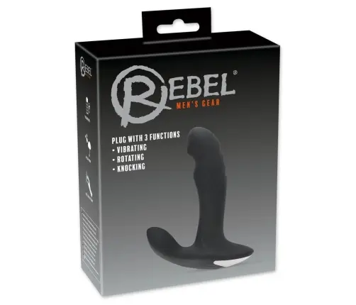 Stimulateur Prostatique Vibrant Rebel Plug with Perineum Stimulator - Miniature 5
