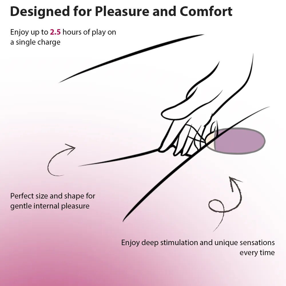 Oeuf Vibrant Connecté Elva - Miniature 3