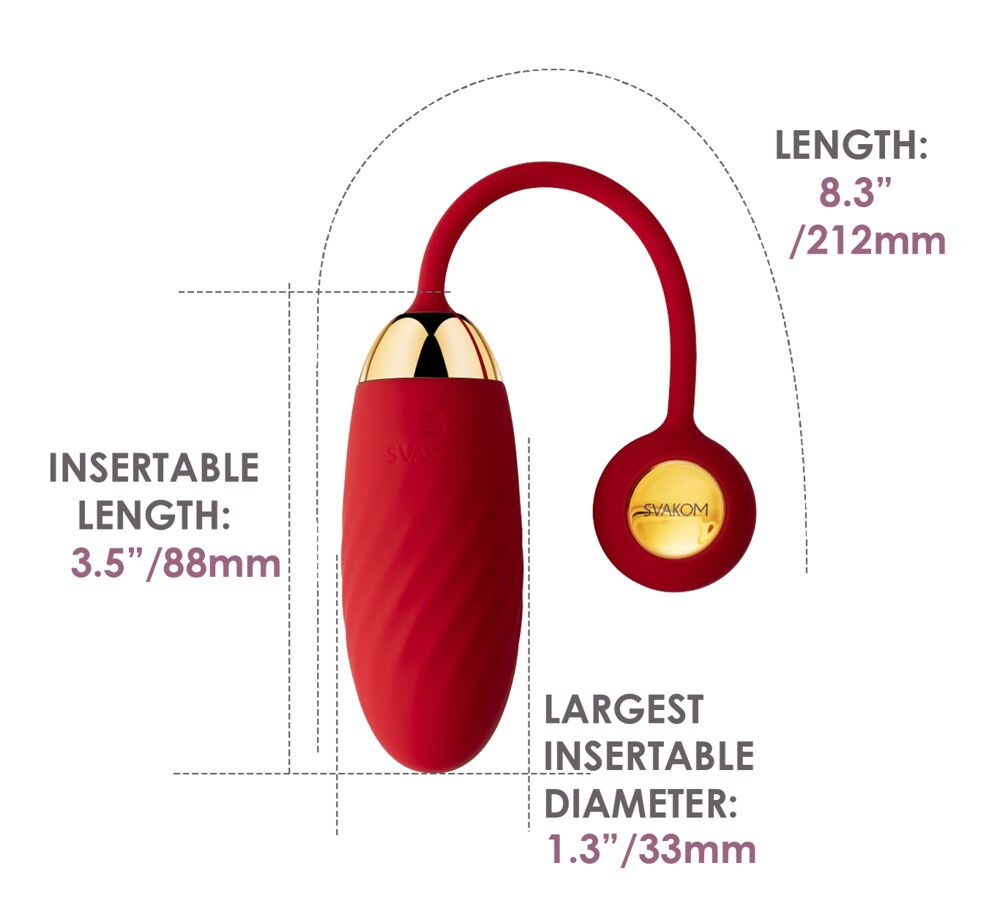 Oeuf Vibrant Connecté Ella Neo Rouge - Miniature 3