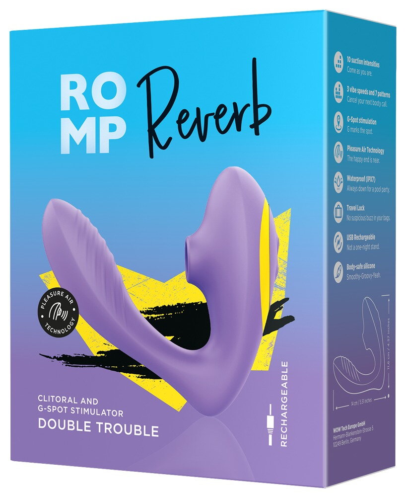 Stimulateur point G et clitoris ROMP Reverb - Miniature 5