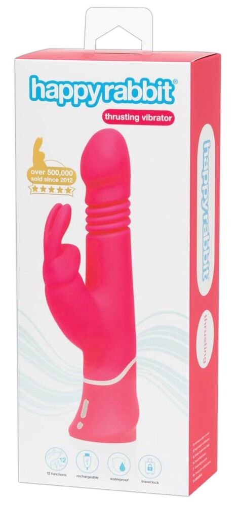 Vibromasseur Rabbit va-et-vient rechargeable - Miniature 5
