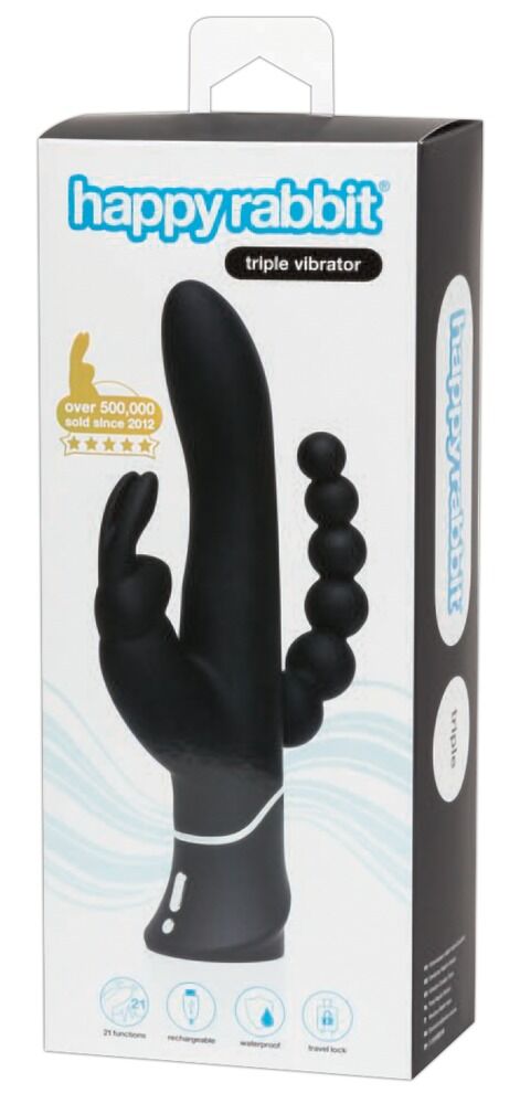 Vibromasseur Rabbit Triple Curve Rechargeable - Miniature 5