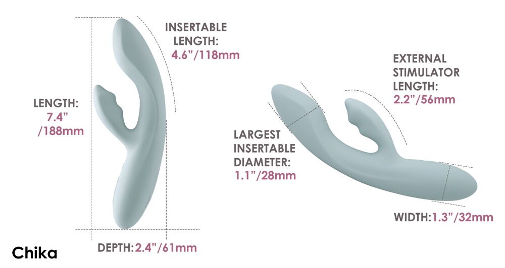 Vibromasseur Rabbit Connecté Chika - Miniature 4