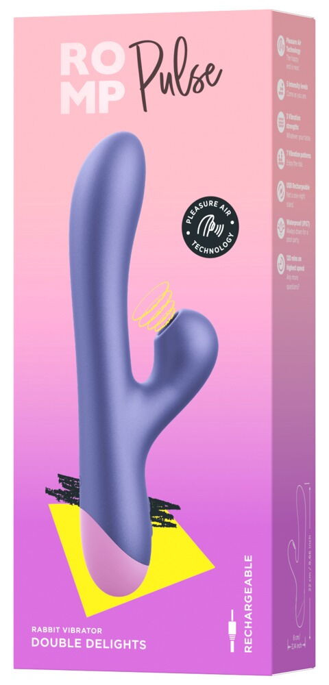 Vibromasseur rabbit Pulse ROMP - Miniature 5