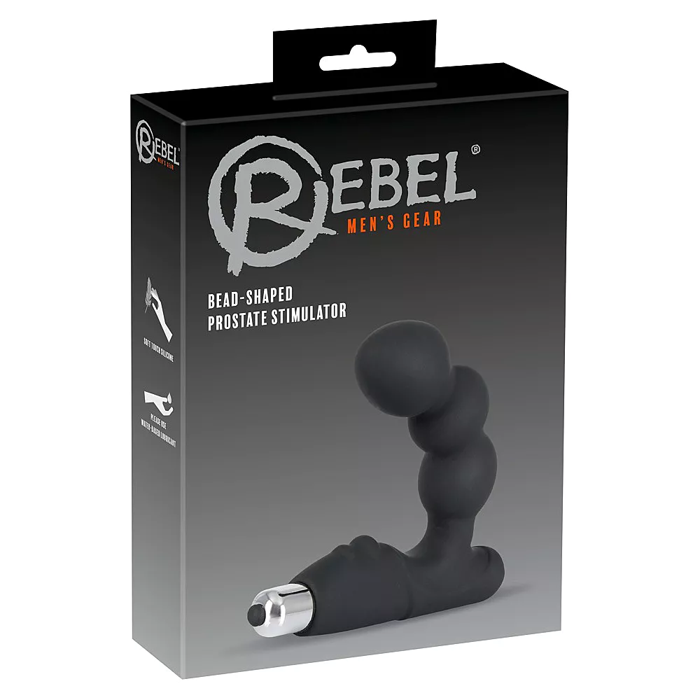 Stimulateur Prostatique Vibrant Rebel Bead-shaped Prostate Stimulator - Miniature 3