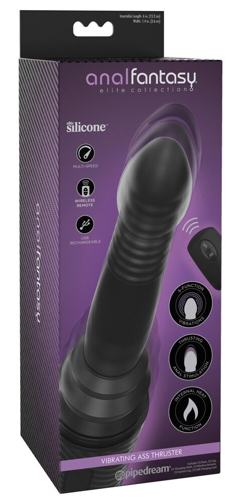 Vibromasseur Va-et-Vient Télécommandé Ass Thruster Anal Fantasy Elite - Miniature 3