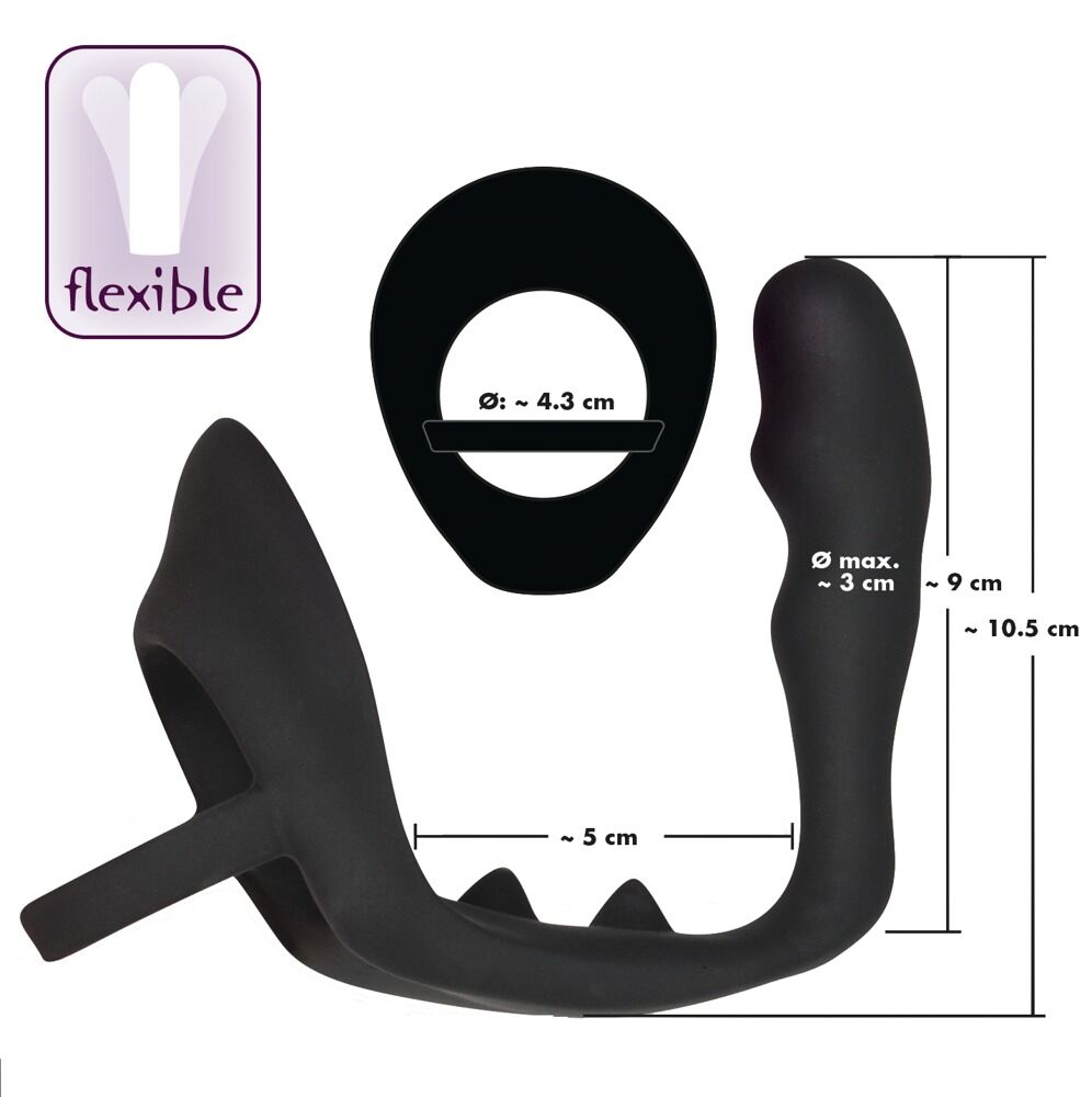 Ring & plug Black velvets - Miniature 5