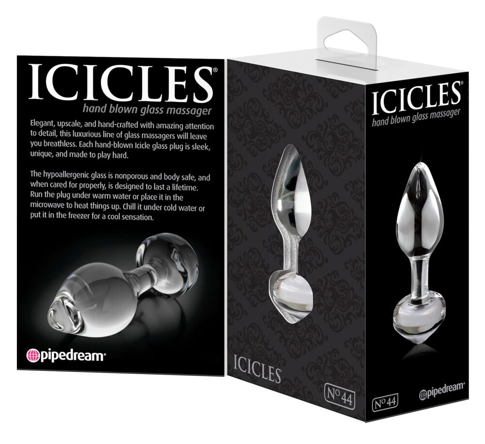 Plug Anal en Verre Icicles N°44 - Miniature 3