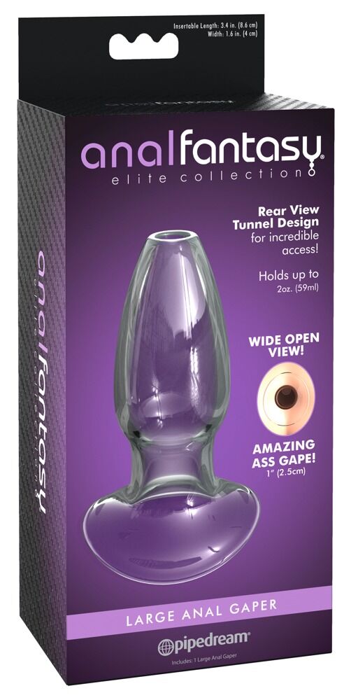Plug Tunnel Anal Verre Caper  fantasy Large - Miniature 3