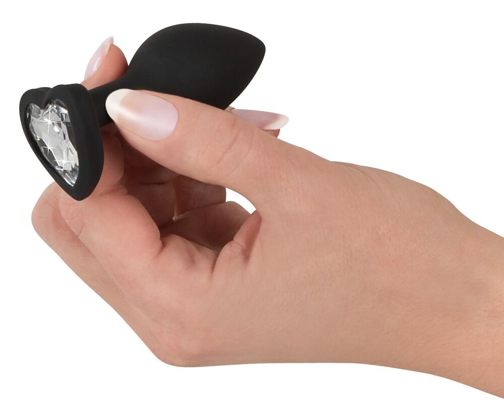 Plug Anal coeur silicone - Miniature 3